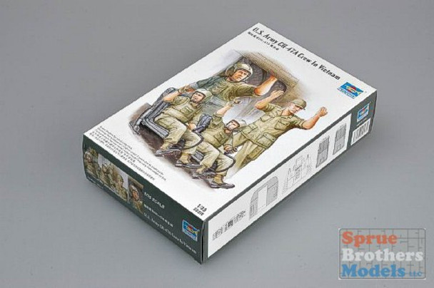 TRP00417 1:35 Trumpeter US Army CH-47 Chinook Crew in Vietnam #417