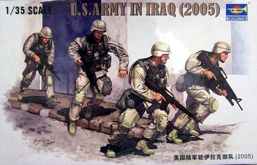 TRP00418 1:35 Trumpeter US Army in Iraq 2005 Figure Set (4 figures