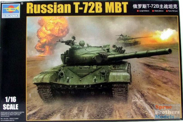 TRP00924 1:16 Trumpeter Russian T-72B Main Battle Tank