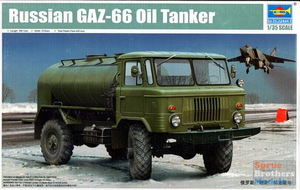 TRP01018 1:35 Trumpeter Russian GAZ-66 Oil Tanker