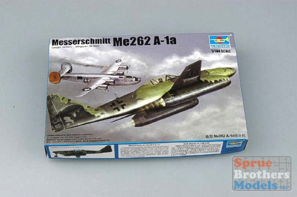 TRP01319 1:144 Trumpeter Messerschmitt Me262 A-1a German Fighter #1319
