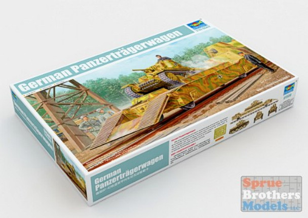 TRP01508 1:35 Trumpeter WWII German Army Panzertragerwagen Tank Transport Flatcar #1508