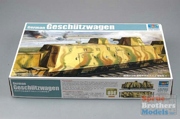 TRP01509 1:35 Trumpeter WWII German Army BP42 �Geschutzwagen� Cannon Railcar #1509