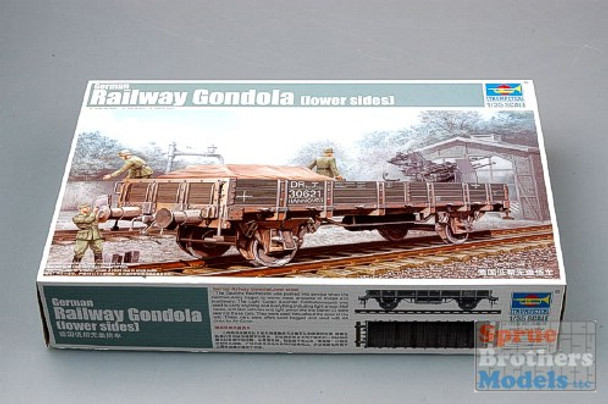 TRP01518 1:35 Trumpeter WWII German Army Railway Gondola (Low Sides) #1518