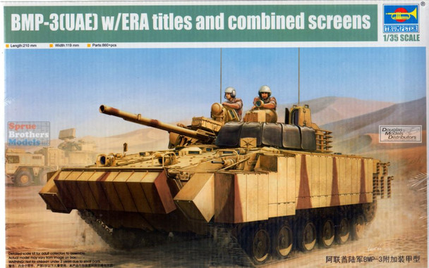 TRP01532 1:35 Trumpeter United Arab Emirates BMP-3 with ERA Tiles and Combined Screens