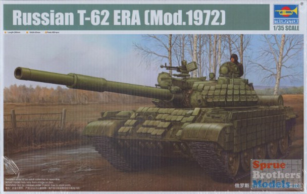 TRP01556 1:35 Trumpeter Russian T-62 ERA Mod 1984 (Mod 1972)