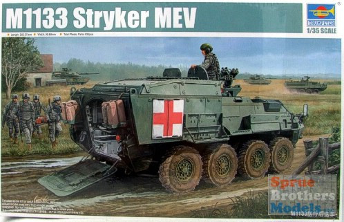1/35 トランペッター「M1133 ストライカー MEV 野戦救急車」 TRP01559 1:35 Trumpeter M1133 Stryker Medical Evacuation Vehicle