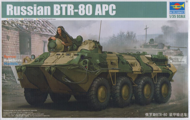 TRP01594 1:35 Trumpeter Russian BTR-80 APC