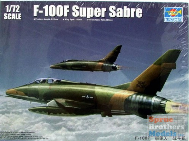 TRP01650 1:72 Trumpeter F-100F Super Sabre #1650