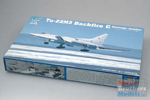 TRP01656 1:72 Trumpeter Tu-22M3 Backfire C Strategic Bomber #1656