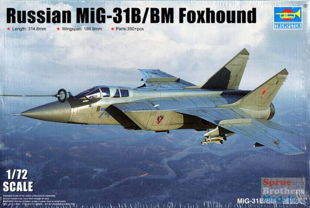 TRP01680 1:72 Trumpeter Russian MiG-31B/BM Foxhound