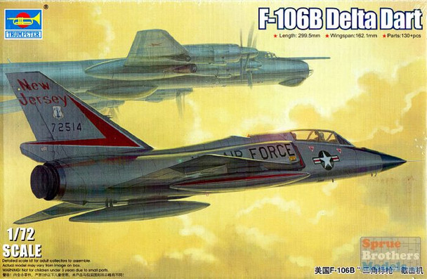 TRP01683 1:72 Trumpeter F-106B Delta Dart