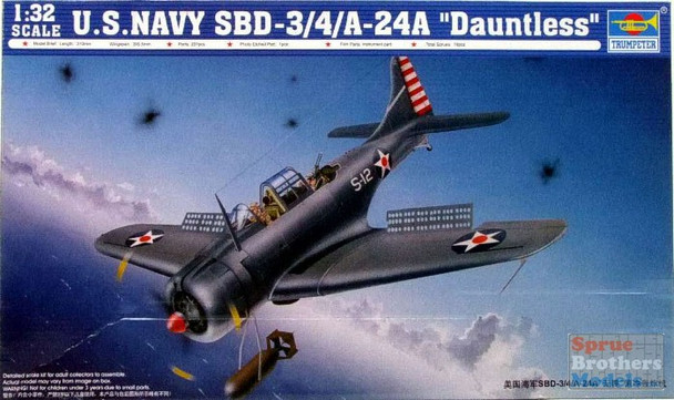 TRP02242 1:32 Trumpeter SBD-3 SBD-4 A-24A Dauntless