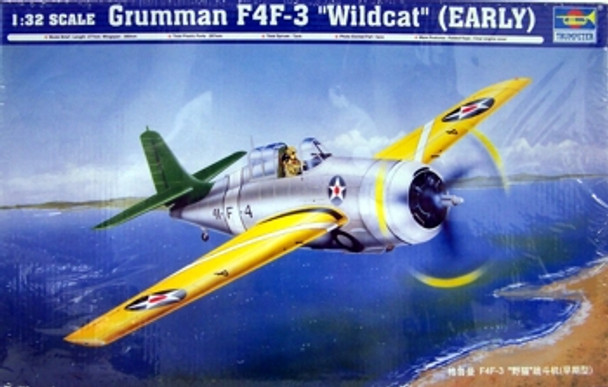 TRP02255 1:32 Trumpeter Grumman F4F-3 Wildcat (Early version) Fighter #2255