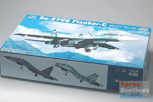 TRP02270 1:32 Trumpeter Sukhoi Su-27UB Flanker C #2270 - Sprue