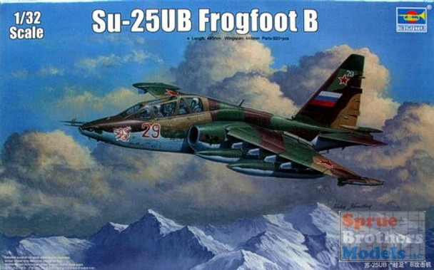 TRP02277 1:32 Trumpeter Su-25UB Frogfoot B #2277