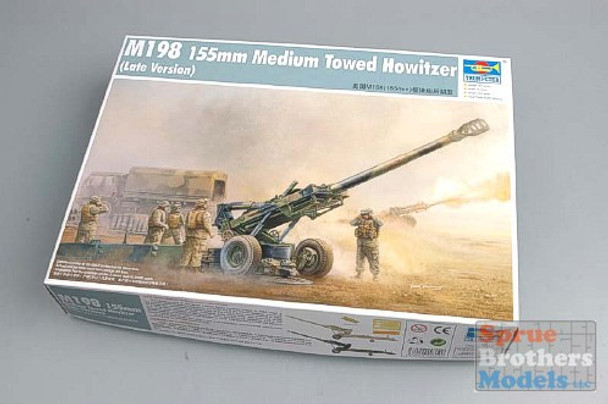 TRP02319 1:35 Trumpeter M198 Medium Towed Howitzer, Late Version #2319