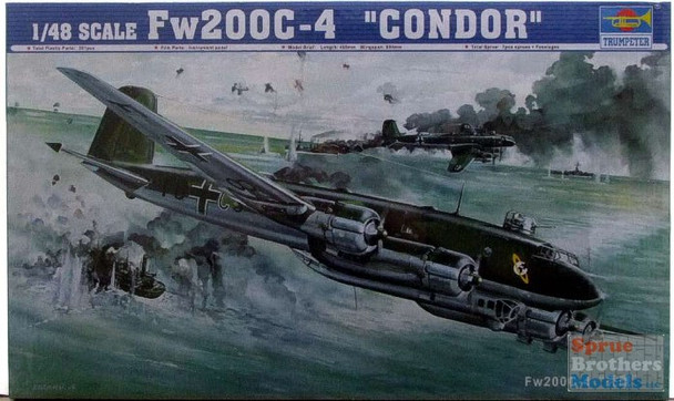 TRP02814 1:48 Trumpeter Focke Wulf Fw200C-4 Condor