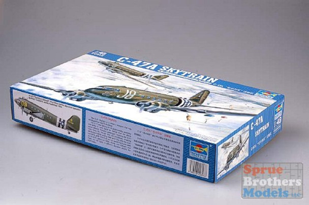 TRP02828 1:48 Trumpeter C-47A Skytrain Military Transport Plane