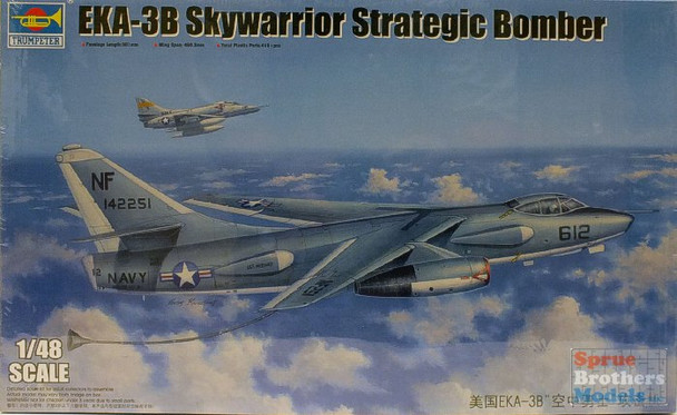 TRP02872 1:48 Trumpeter EKA-3B Skywarrior Strategic Bomber