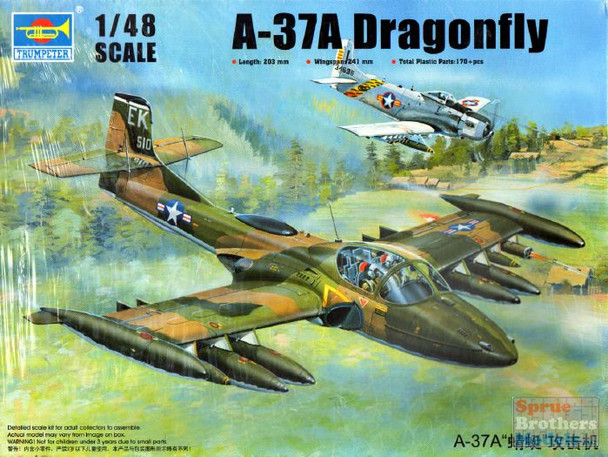 TRP02888 1:48 Trumpeter A-37A Dragonfly