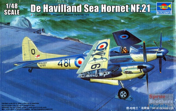 TRP02895 1:48 Trumpeter De Havilland Sea Hornet NF.21