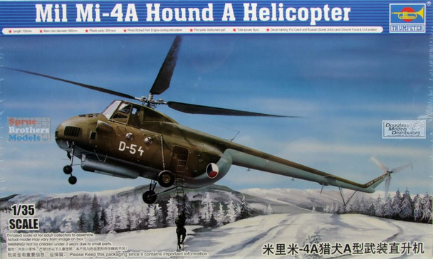TRP05101 1:35 Trumpeter Mil Mi-4A Hound A Helicopter