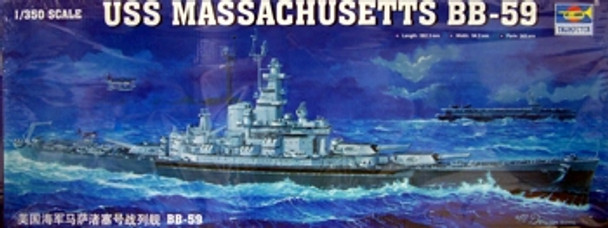 TRP05306 1:350 Trumpeter USS Massachusetts BB-59 Battleship NEW TOOL #5306