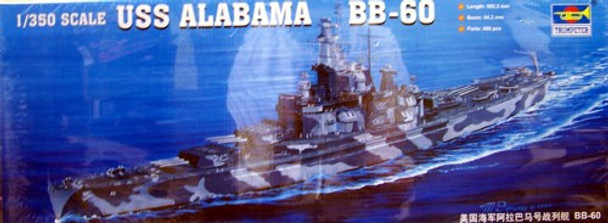 TRP05307 1:350 Trumpeter USS Alabama BB-60 Battleship #5307