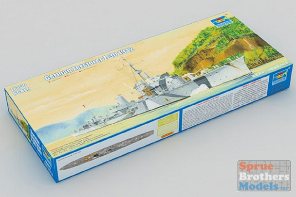 TRP05322 1:350 Trumpeter German Zerstorer Z-30 Destroyer, 1942 #5322