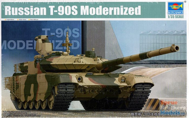 TRP05549 1:35 Trumpeter Russian T-90S Modernized Tank