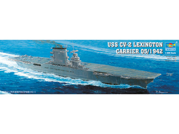 TRP05608 1:350 Trumpeter USS Lexington CV-2 #5608