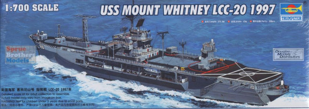 TRP05719 1:700 Trumpeter USS Mount Whitney LCC-20 1997