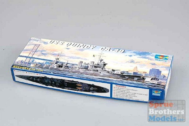 TRP05748 1:700 Trumpeter USS Quincy CA-39 New Orleans Class Heavy Cruiser #5748