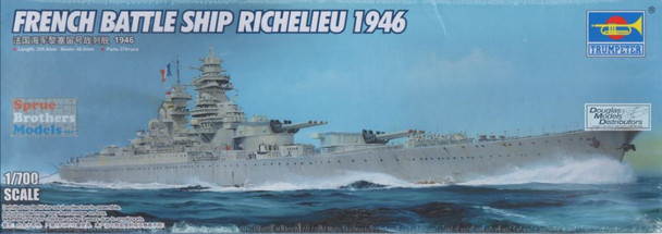 TRP05751 1:700 Trumpeter French Battleship Richelieu 1946