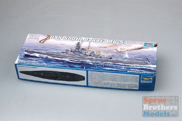 TRP05760 1:700 Trumpeter USS South Dakota BB57 Battleship, 1945 #5760