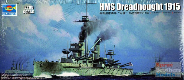 TRP06705 1:700 Trumpeter HMS Dreadnought 1915