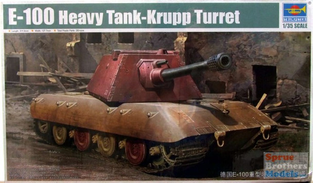 TRP09543 1:35 Trumpeter E-100 Heavy Tank with Krupp Turret