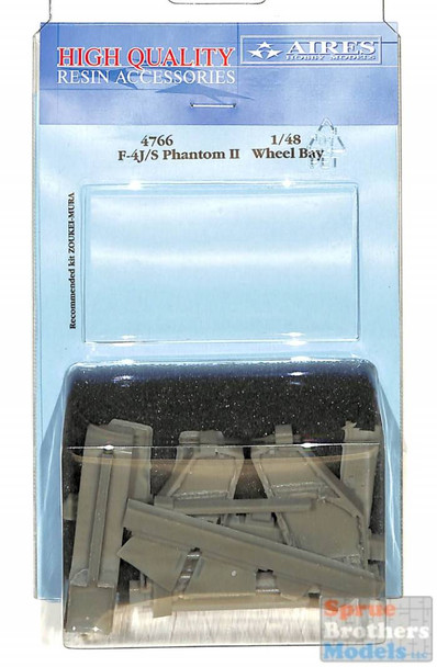 ARS4766 1:48 Aires F-4J F-4S Phantom II Wheel Bay Set (ZKM kit)