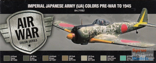 VAL71152 Vallejo Model Air Set - Imperial Japanese Army (IJA) Colors Pre-War to 1945 (8 colors)