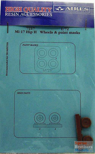 ARS7217 1:72 Aires Mi-17 Hip H Wheel & Paint Mask Set (HBS kit) #7217