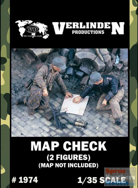 VERN1974 1:35 Verlinden 'Map Check' Figure Set (2 figures)