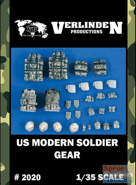 VERN2020 1:35 Verlinden US Modern Soldier Gear
