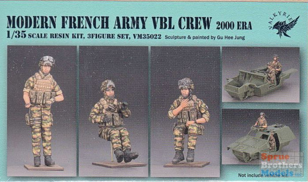 VLKVM35022 1:35 Valkyrie Models - Modern French Army VBL Crew (3 figures)