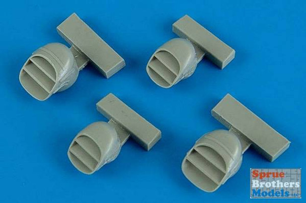 ARS7285 1:72 Aires Harrier FRS.1/GR.3 AV-8A Exhaust Nozzles (HAS/ITA kit)