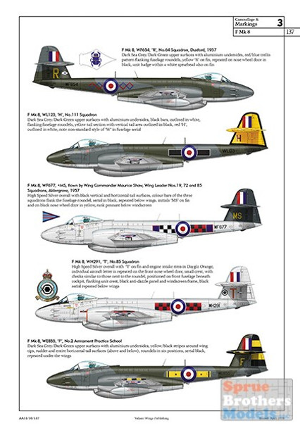 VWPAA015 Valiant Wings Publishing Airframe Album No.15 - The Gloster/AW Meteor: A Detailed Guide to Britain's First Jet Fighter