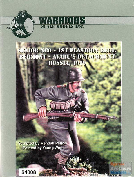 WAR54008 54MM Warriors - Senior NCO 1st Platoon Rgt