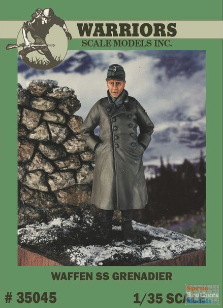 WARN35045 1:35 Warriors Scale Models Figure: Waffen SS Grenadier