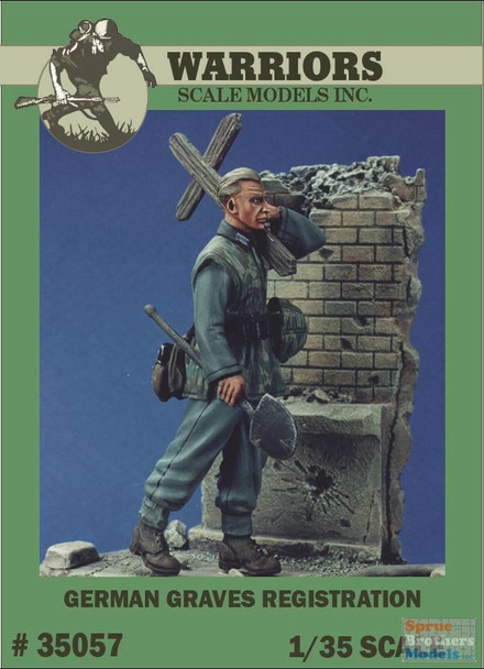 WARN35057 1:35 Warriors Scale Models Figure: German Graves Registration