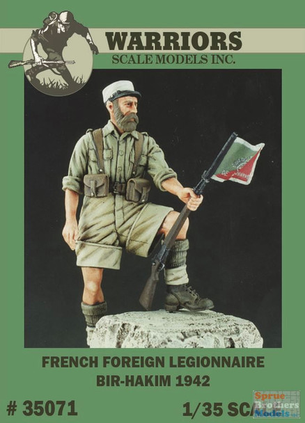 WARN35071 1:35 Warriors Scale Models Figure: Foreign Legion Lenionnaire Bir-Hakim 1942